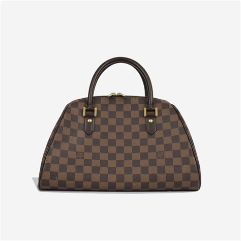 lv ribera mm|2003 Damier Ebene Ribera MM handbag .